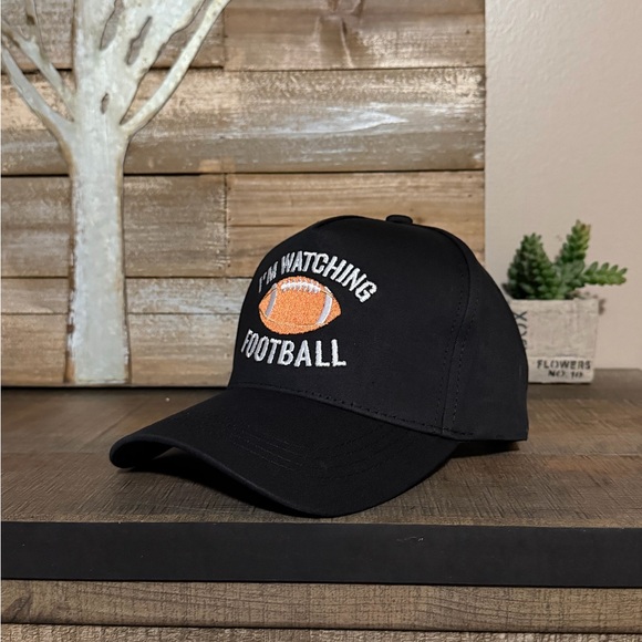 Adjustable Hat for Football Fans-“I’m Watching Football”